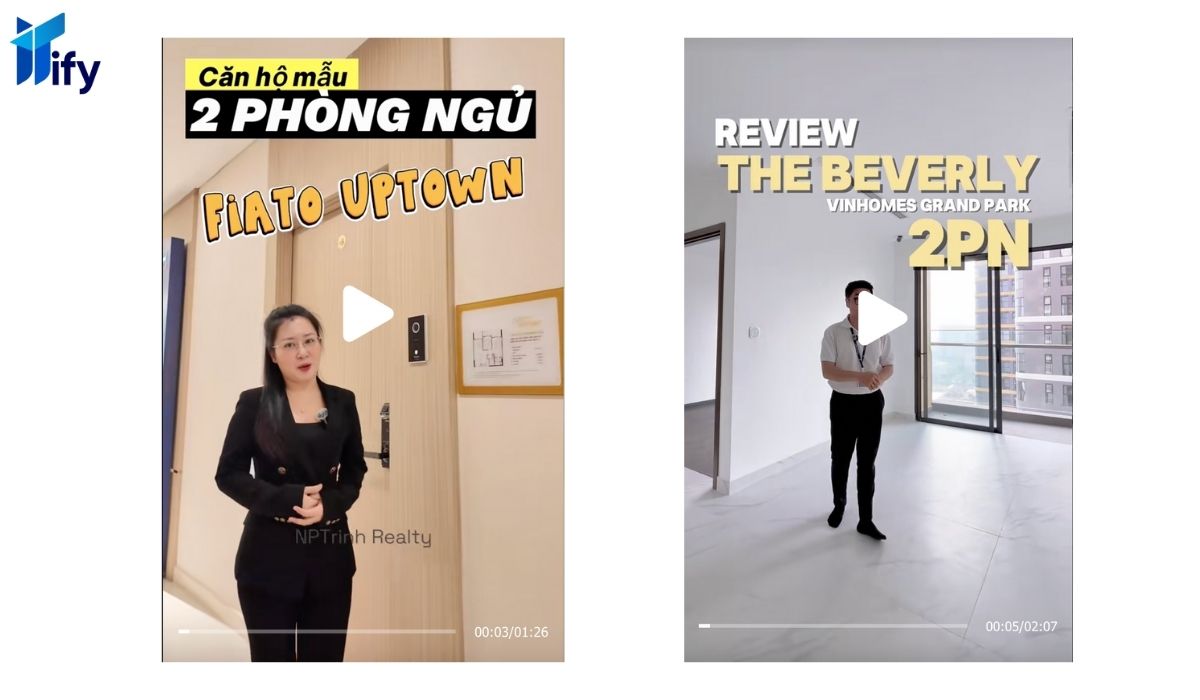 video reel shorts trai nghiem du an trong 60 giay
