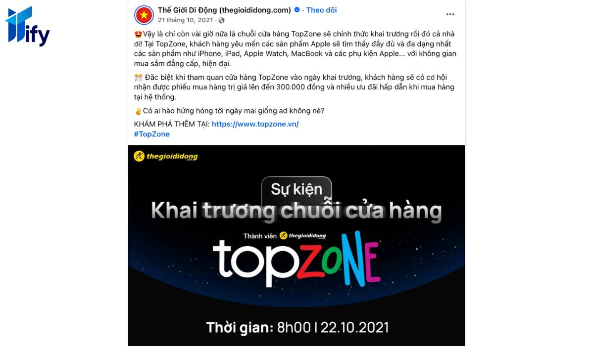 mau content khai truong cua hang dien tu