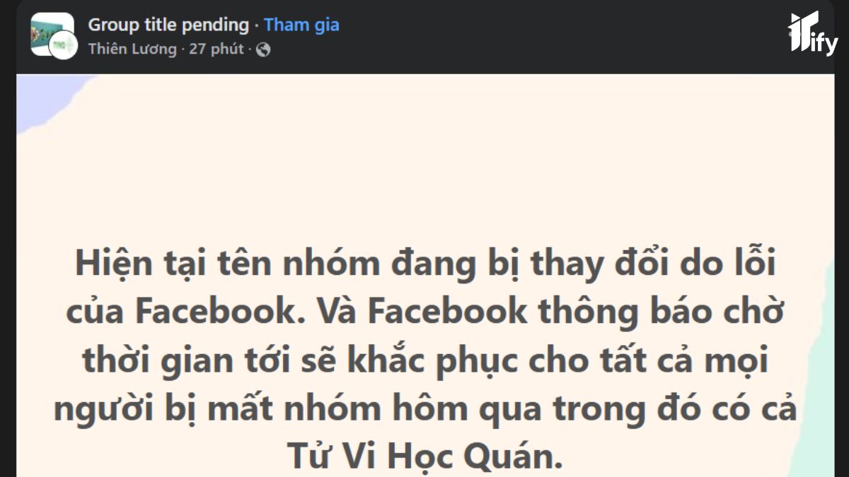 Group Title Pending Facebook Là Gì? Trạng Thái Lỗi Hay Tính Năng Mới? Cách khắc phục group title pending Facebook hiệu quả nhất