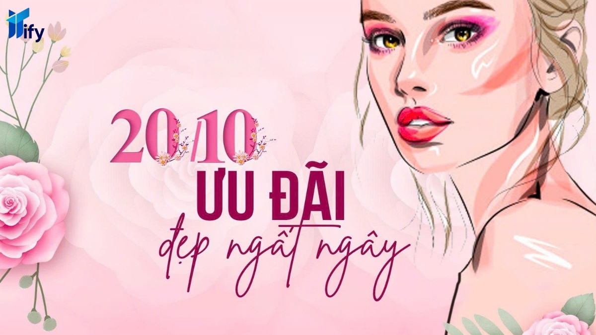 Trọn bộ content 20/10 hay và ý nghĩa khiến người đọc xúc động Các mẫu content 20/10 ưu đãi làm đẹp tại spa